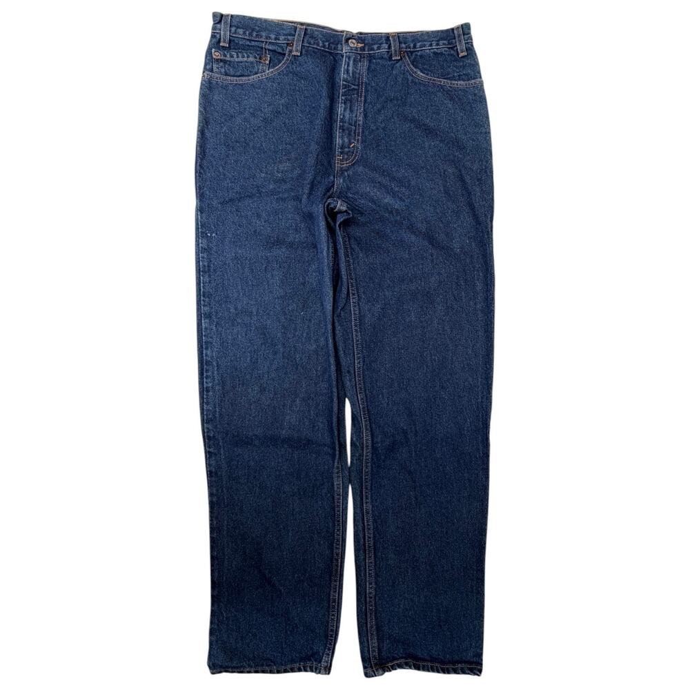 Levi's Jeans Mens 38x32 Blue Relaxed Straight Leg Denim Classic Fit,Levi's jeans